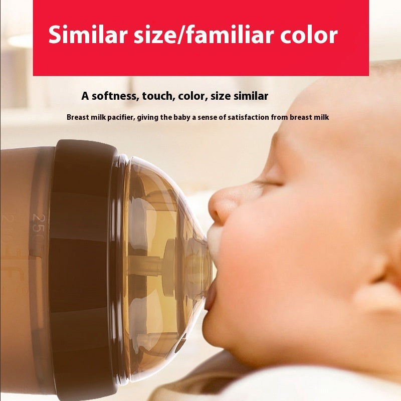 Simple And Portable Baby Weaning Tool Silicone Bottle