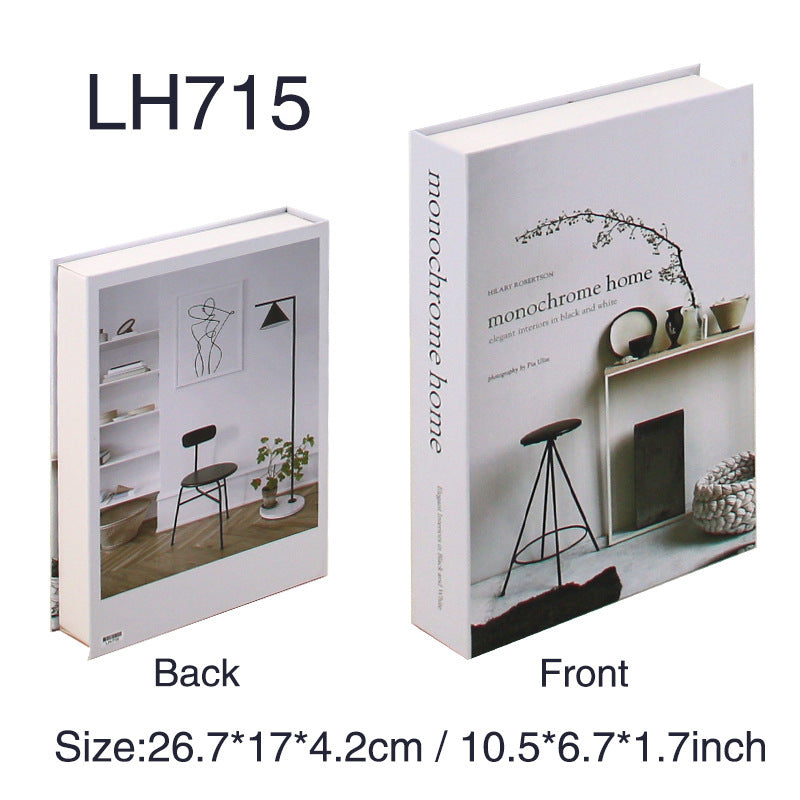 Fashion Simple Style Prop Books Fake Book Magazine Ornaments