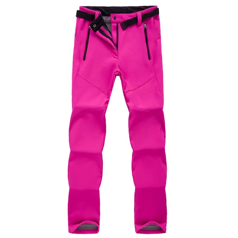 Couple assault pants men and women fleece