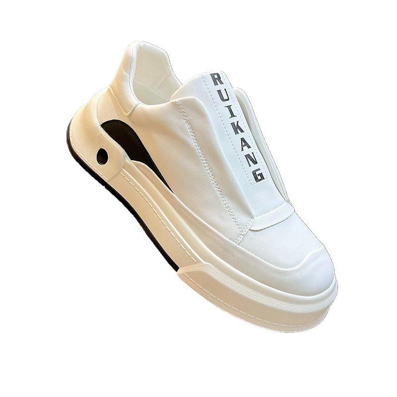 Fashion Versatile Small White Shoes High Rise Board Shoes