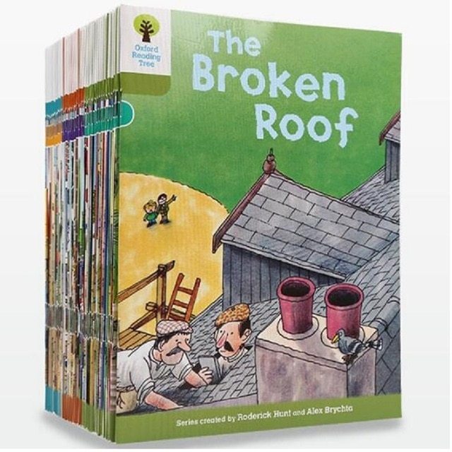 Oxford Reading Tree English Books Level 1-9 Picture Bed Story Sleeping Richer Helping Learning Educational Toys For Kids Moms