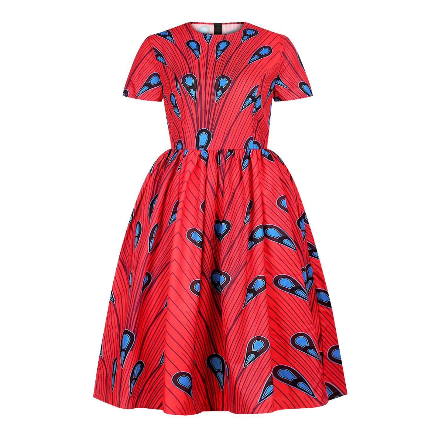 African Style Summer New Short-sleeved Dress