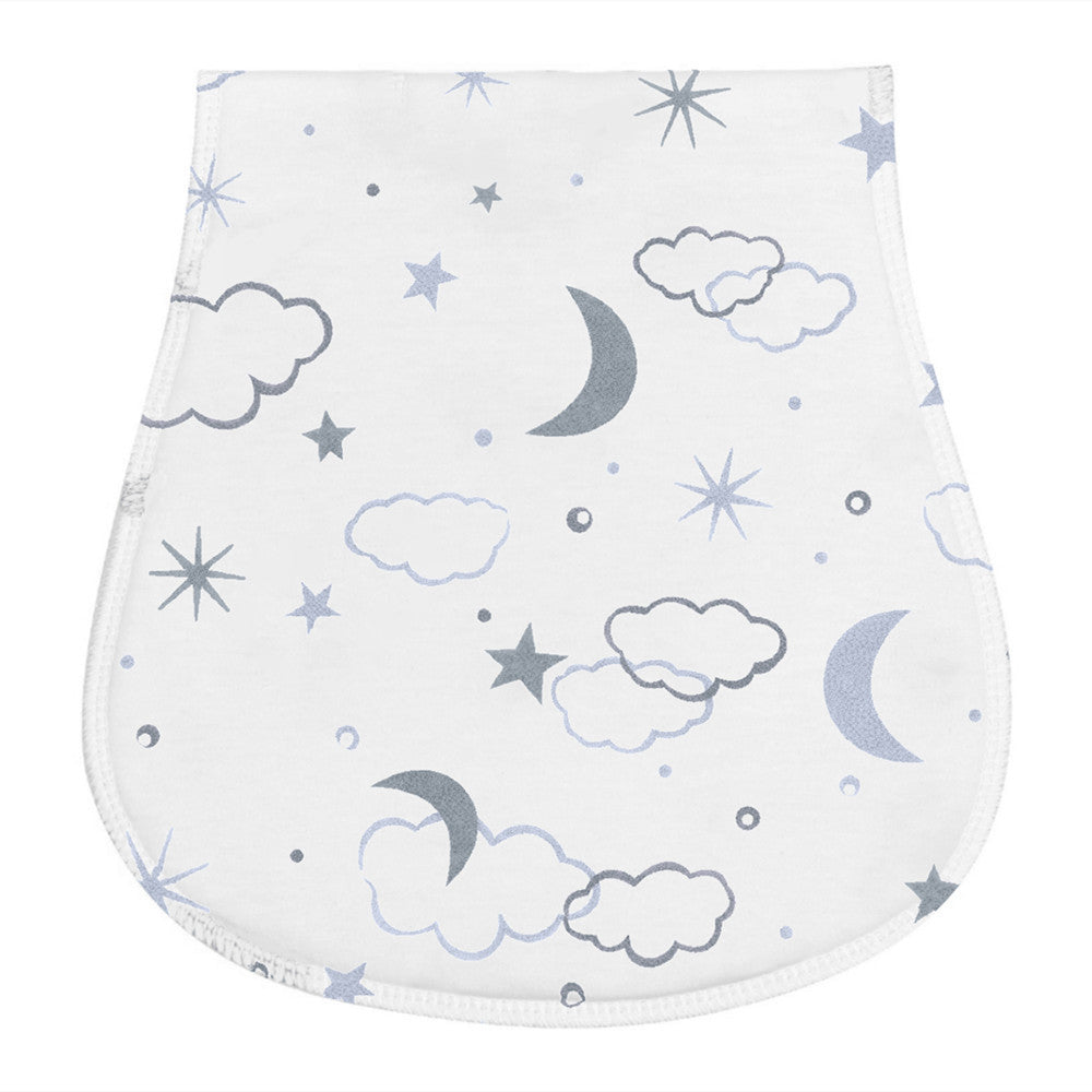 Minimally Printed Baby Feeding Towel And Hiccup Cloth