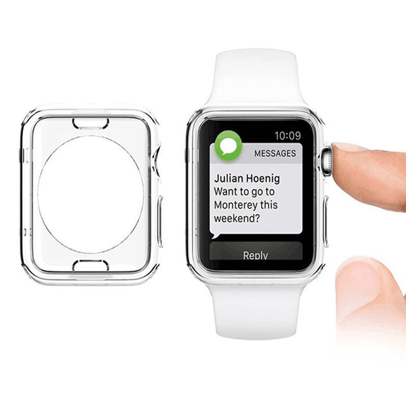 Compatible with Apple, Suitable For IWatch Protective Sleeve Apple Watch Transparent TPU Silicone Soft Shell