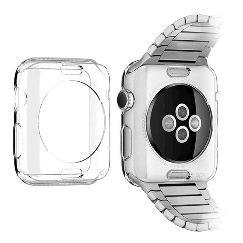 Compatible with Apple, Suitable For IWatch Protective Sleeve Apple Watch Transparent TPU Silicone Soft Shell