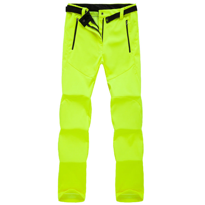 Couple assault pants men and women fleece