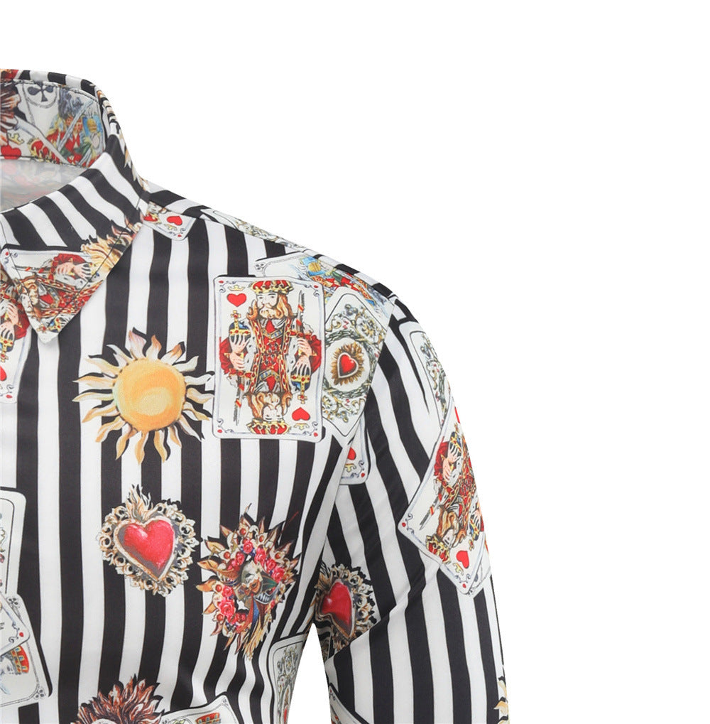 Men's Shirts Men's 3D Digital Printing Shirts