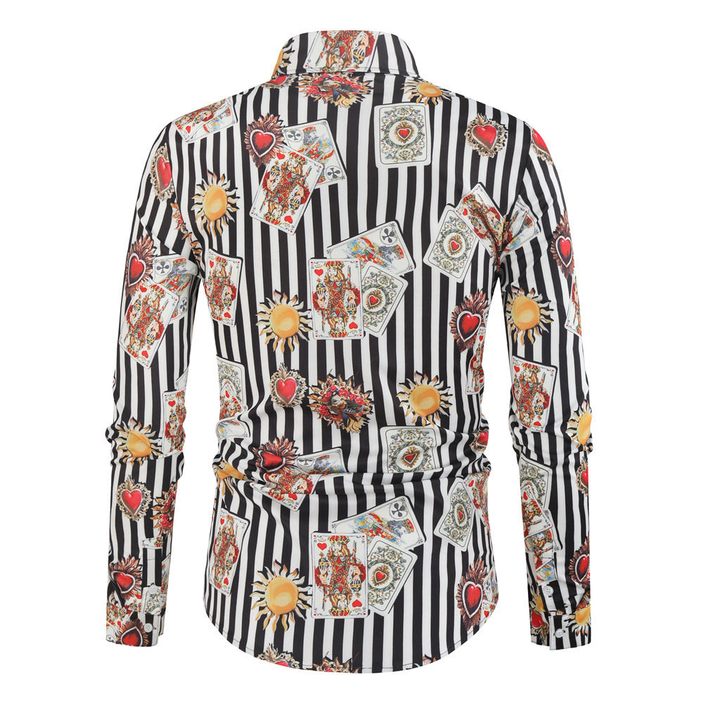 Men's Shirts Men's 3D Digital Printing Shirts