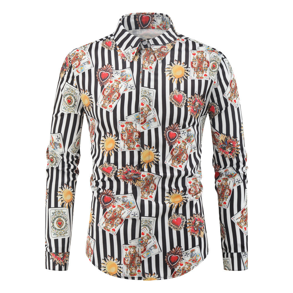 Men's Shirts Men's 3D Digital Printing Shirts