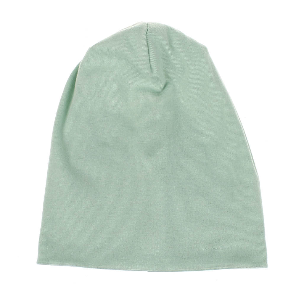 Children'S Hats For Autumn And Winter New Double-Layer Cotton Hats Solid Color Cotton Boys And Girls All-Match Knitted Hats Caps