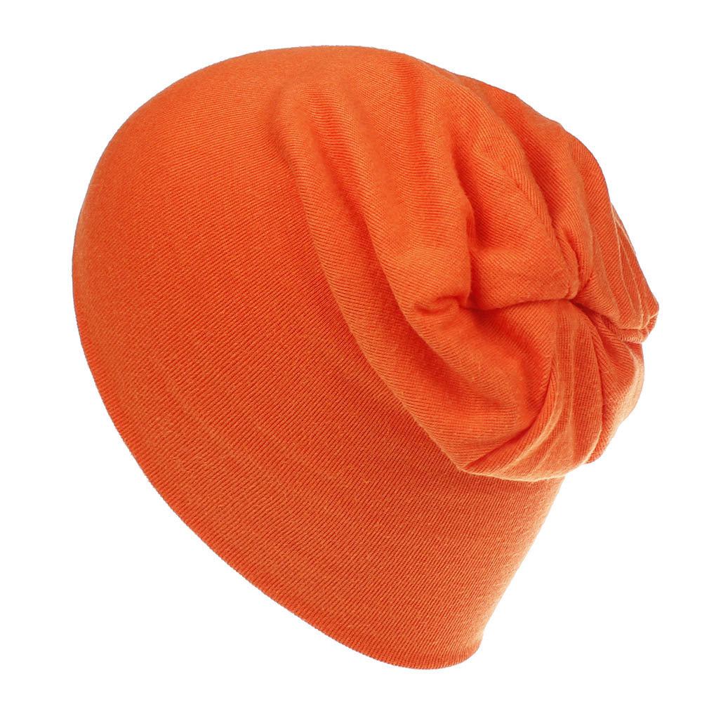 Children'S Hats For Autumn And Winter New Double-Layer Cotton Hats Solid Color Cotton Boys And Girls All-Match Knitted Hats Caps