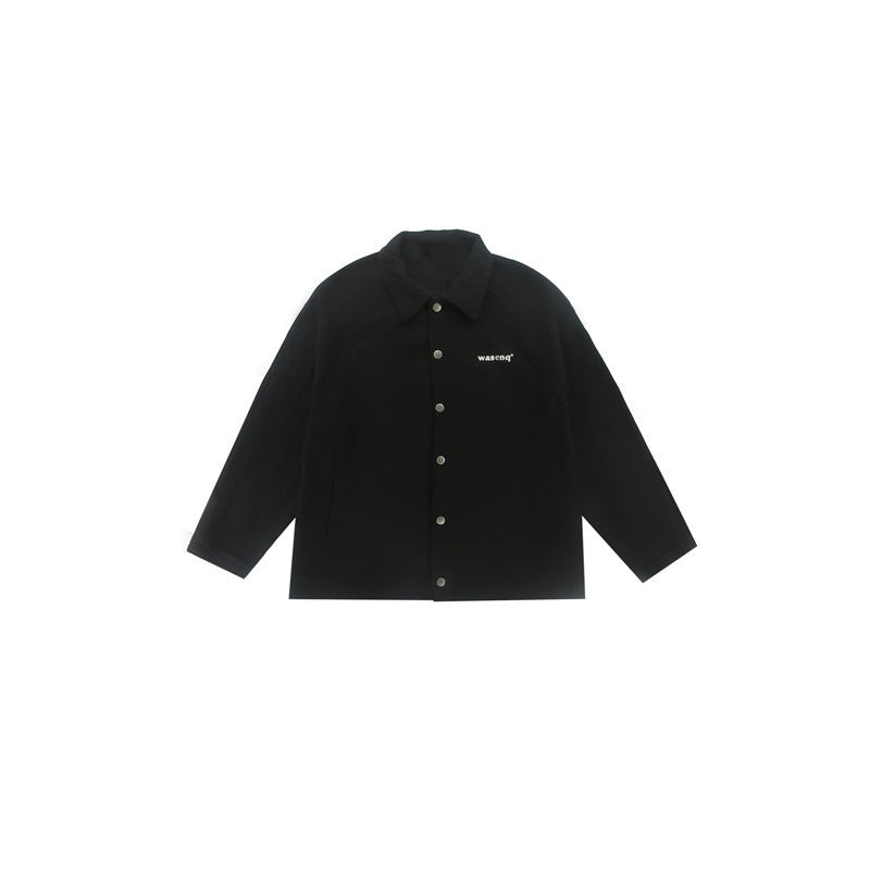 Casual Jacket Men Stand Collar Loose Men's Jacket