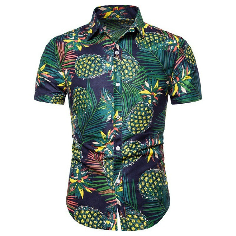 African Men's Shirt And Shorts Set