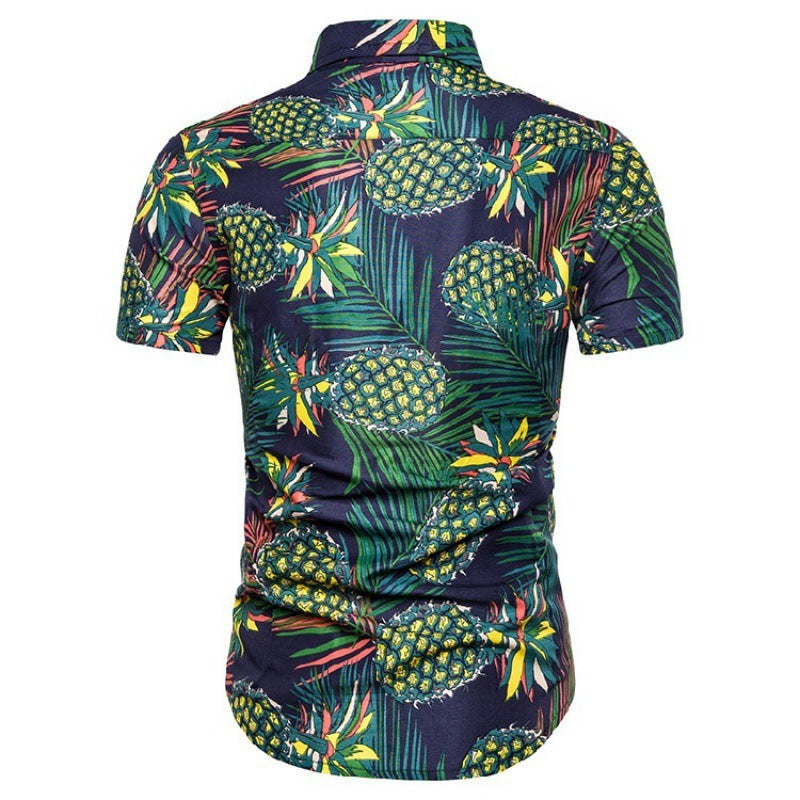 African Men's Shirt And Shorts Set