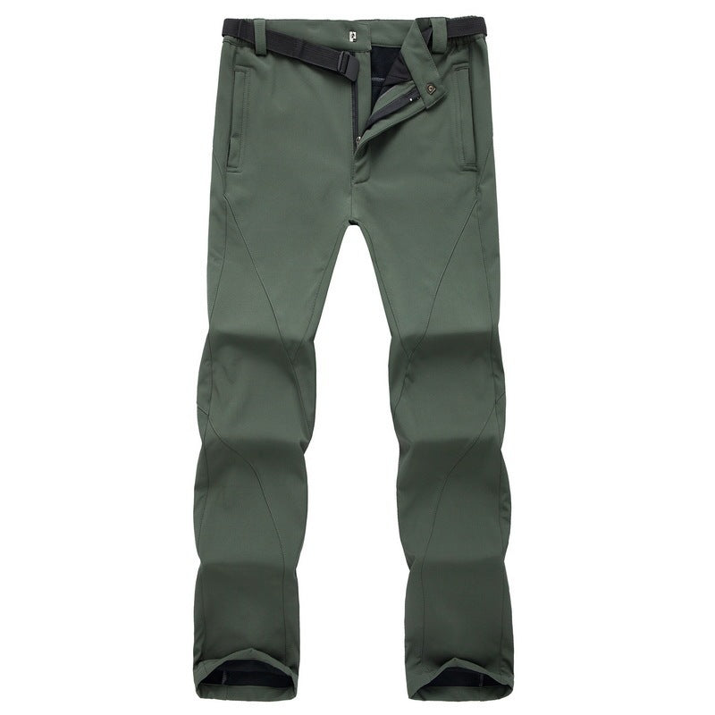 Couple assault pants men and women fleece