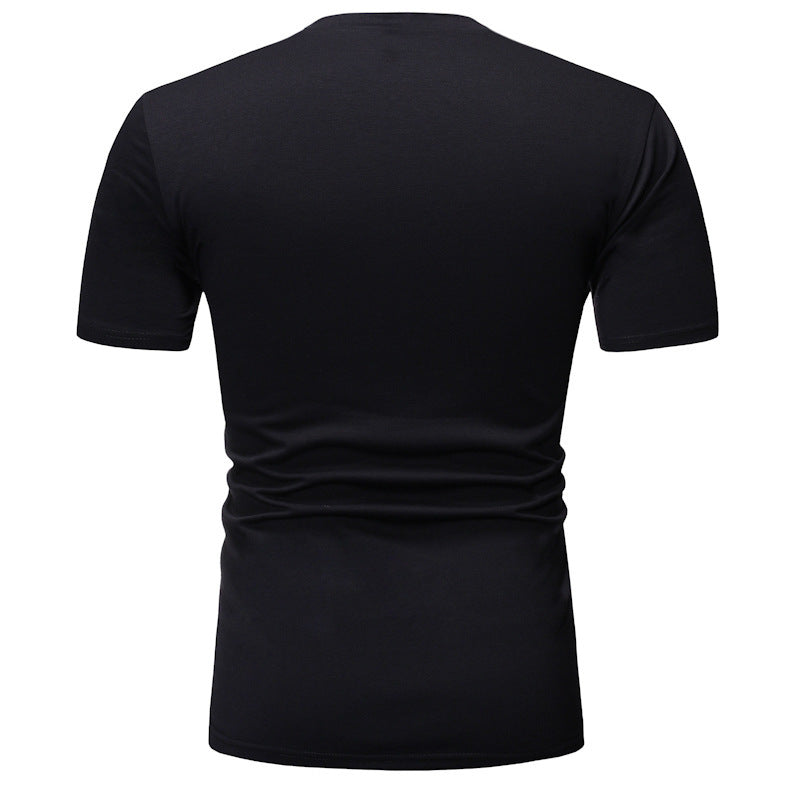 Men's summer African style T-shirt