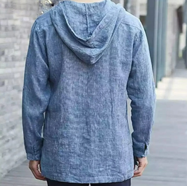 Ventilated hooded shirt