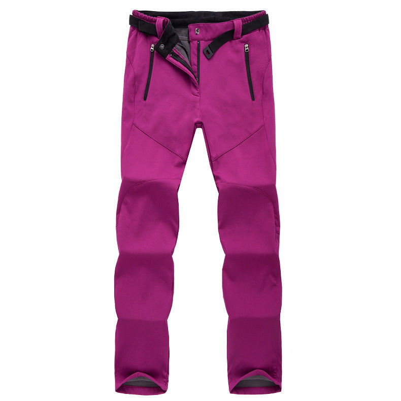 Couple assault pants men and women fleece