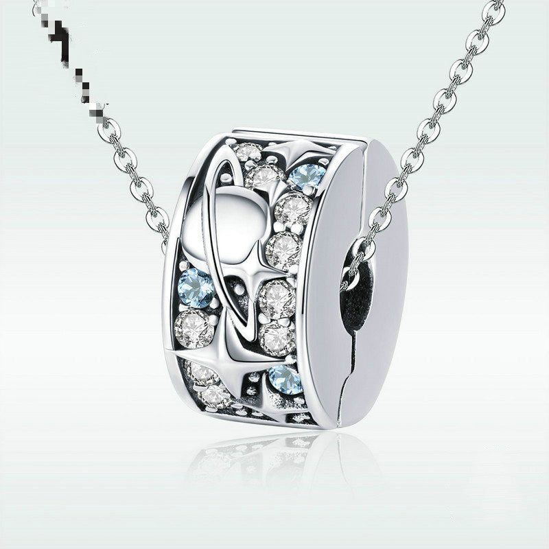 S925 sterling silver star beads