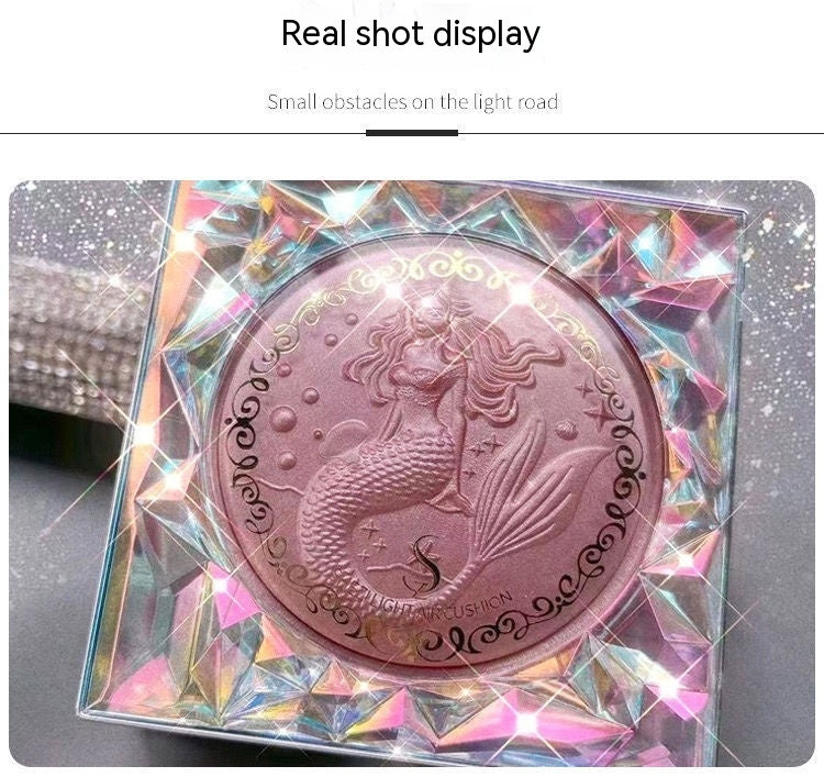 Mermaid Bright Crystal Mist Powder Finishing Loose Powder Waterproof Concealer Oil Control Powder