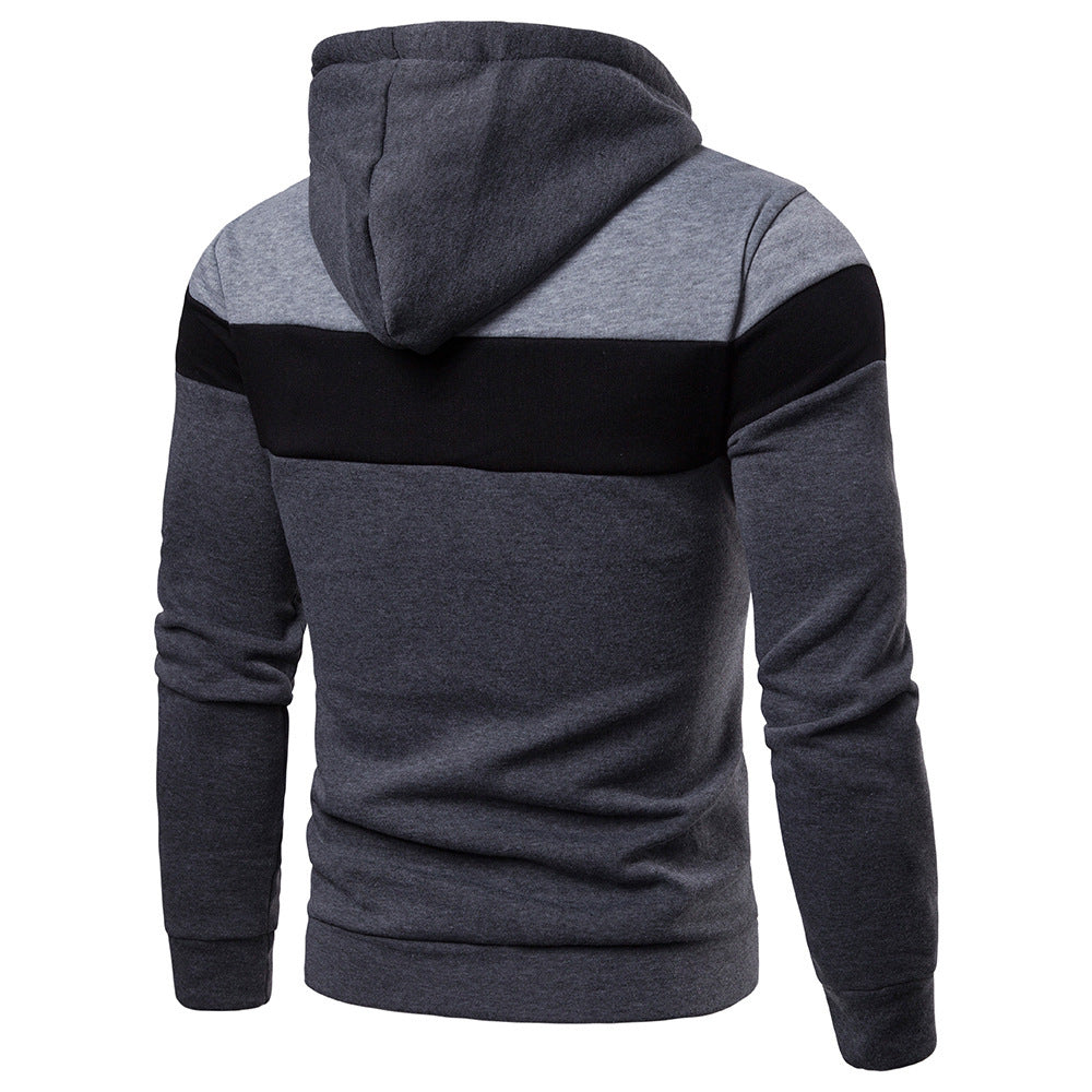 Stitching Together Men's Hoodie With Sleeves