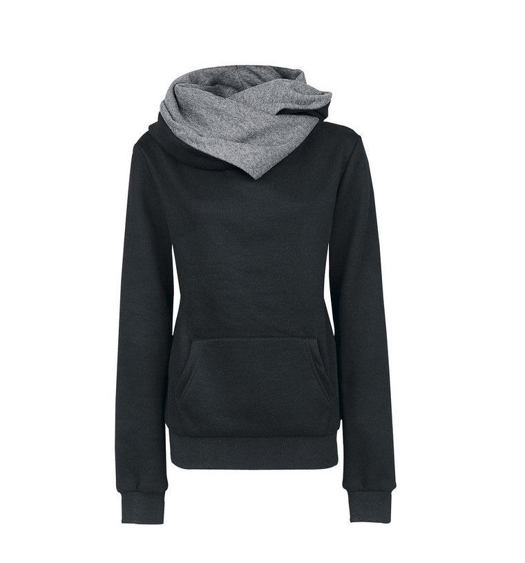 Lapel pullover sweater women long sleeves