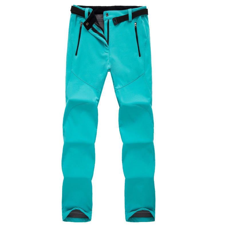 Couple assault pants men and women fleece