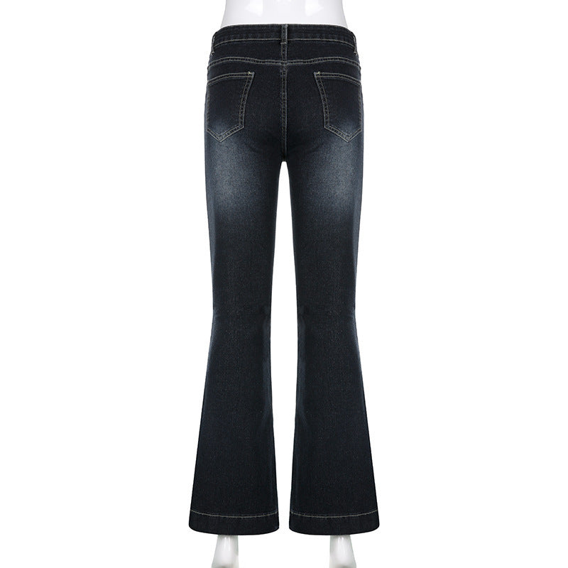 Temperament Street Hot Girl Mopping Pants Trousers