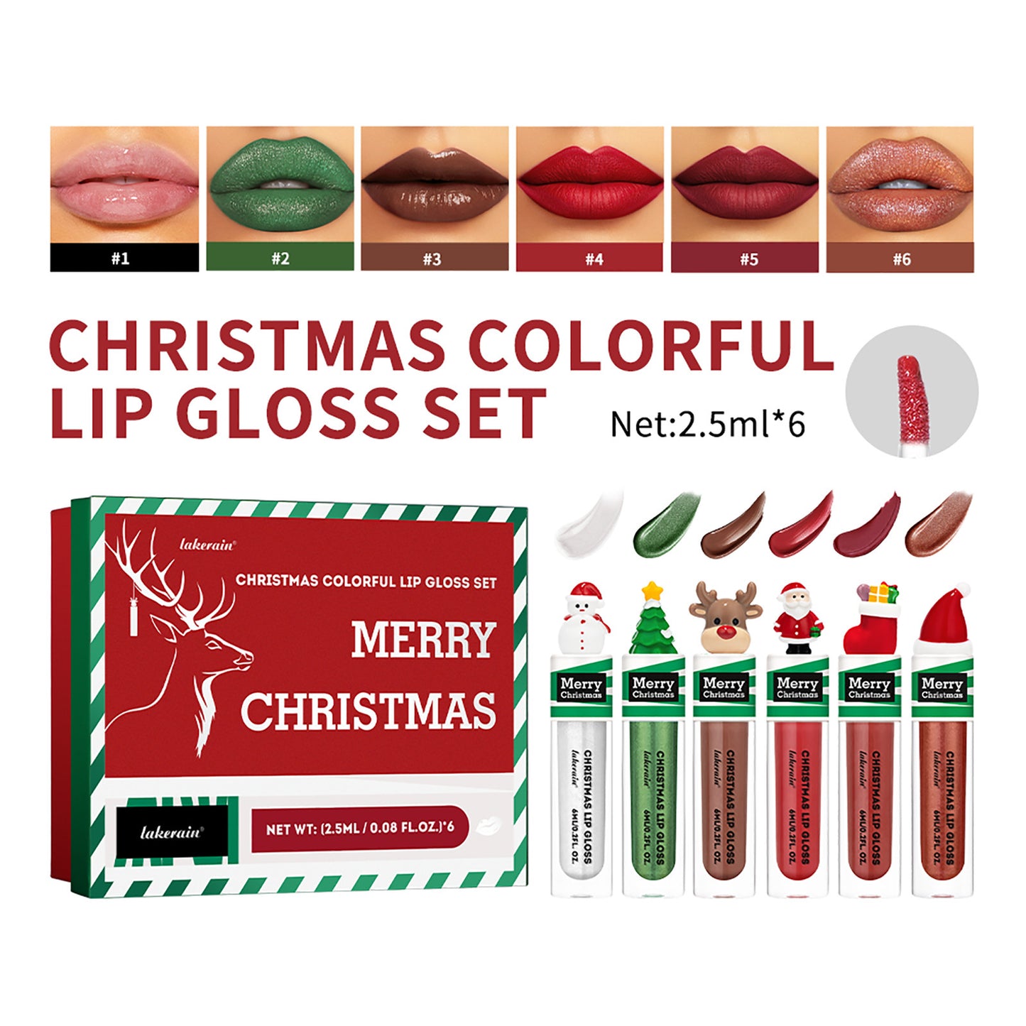 Liquid Mouth Red Lip Gloss Set