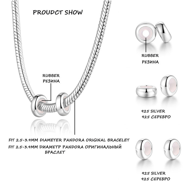 Smooth round positioning fixing beads
