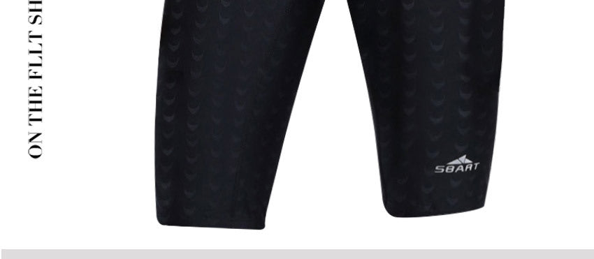 Sunscreen Quick Drying Mid-length Men's Swimsuit Set