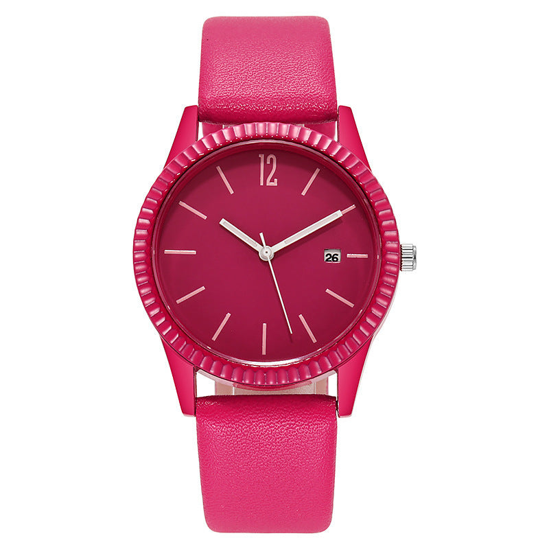 Multifunctional Calendar Belt Fashion Quartz Watch