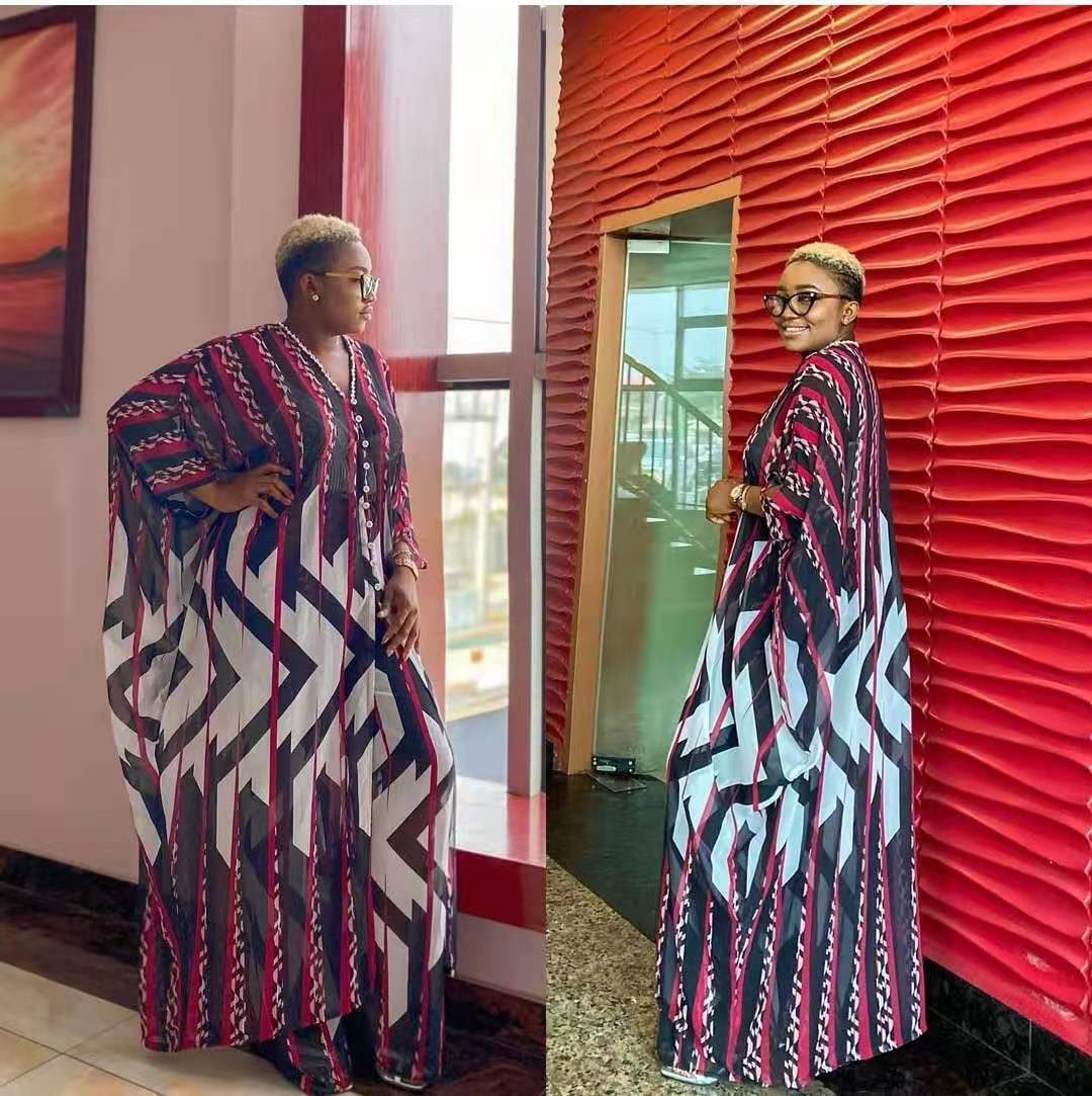 African Color Fashion Suit Dress And Pants