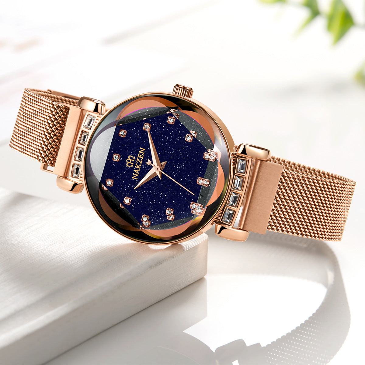 Explosion net red watch waterproof fashion rhinestone starry sky watch female