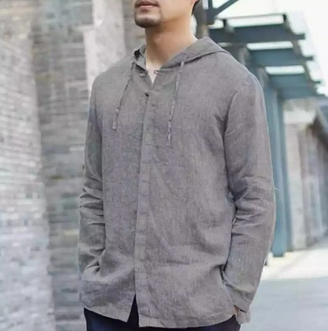 Ventilated hooded shirt