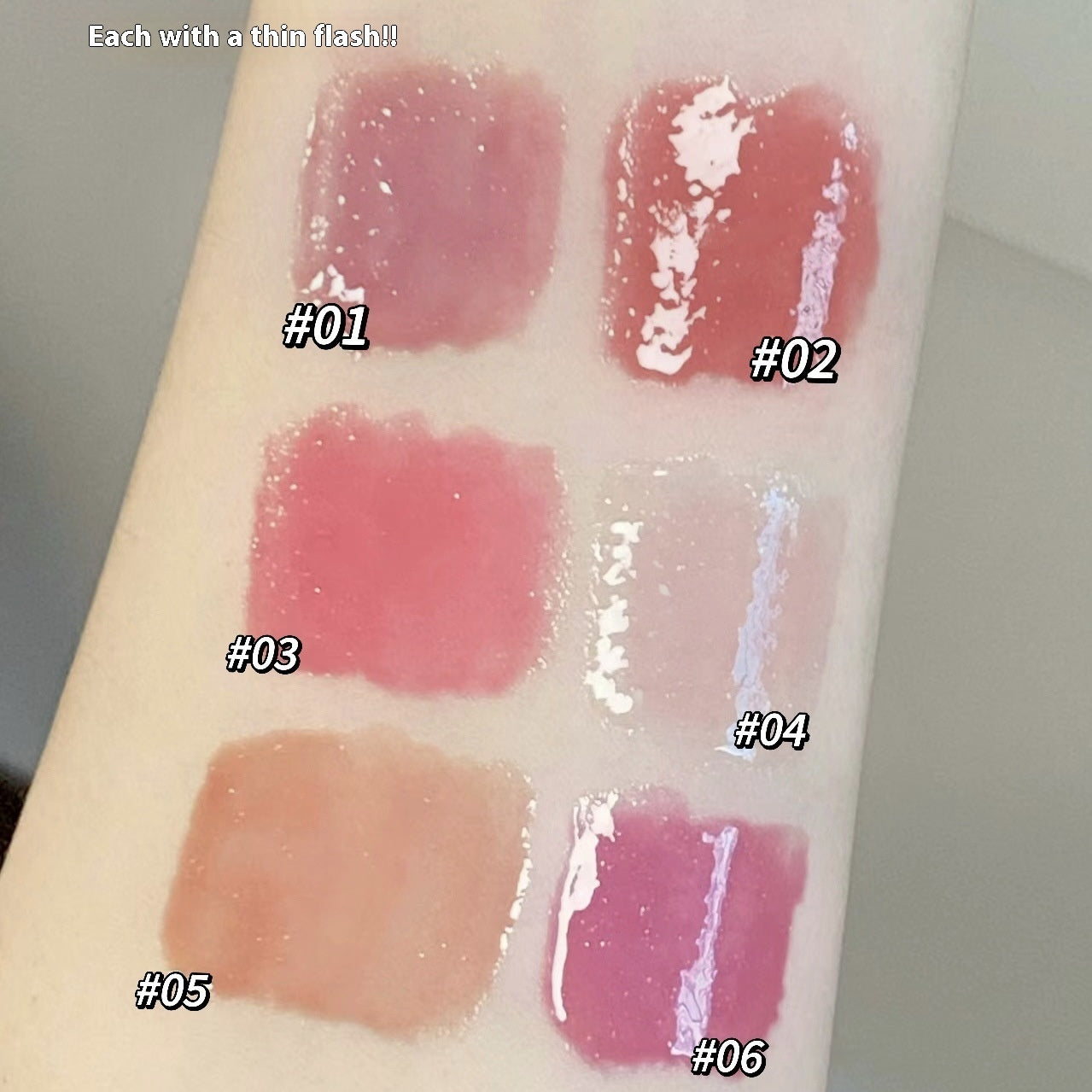 Water Light Colored Moisturizing Solid Lip Gloss