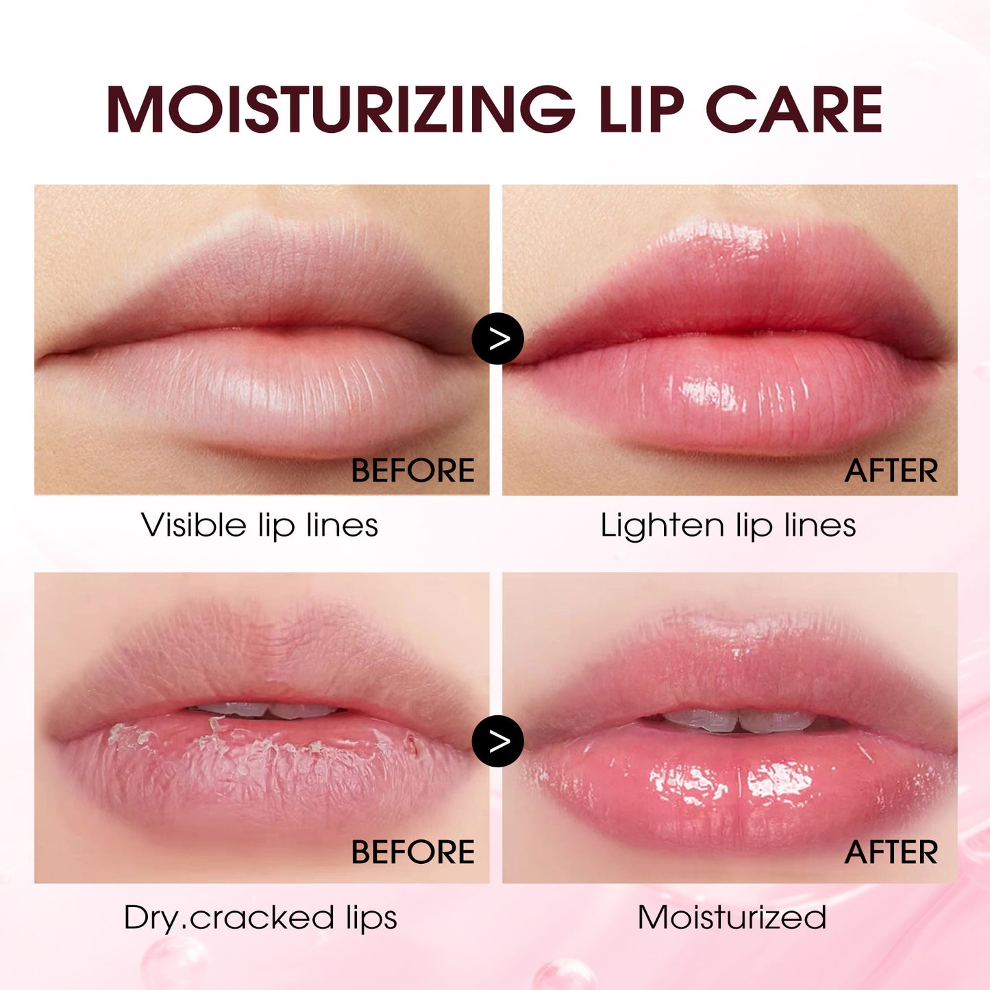 Strawberry Flavor Aloe Lip Gloss Nourishing Moisturizing