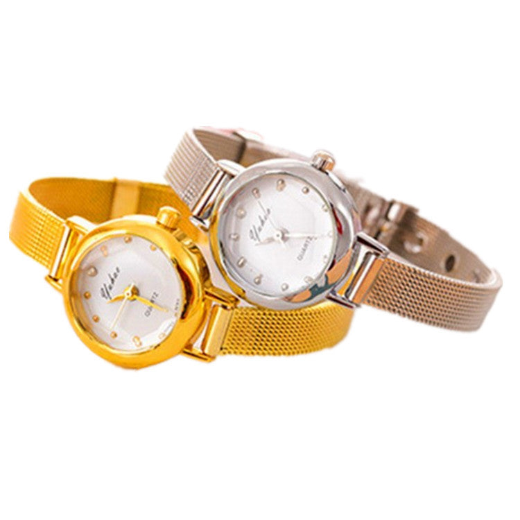 Fashion Mesh Strap Watch Fashion Casual Ladies Small Students
