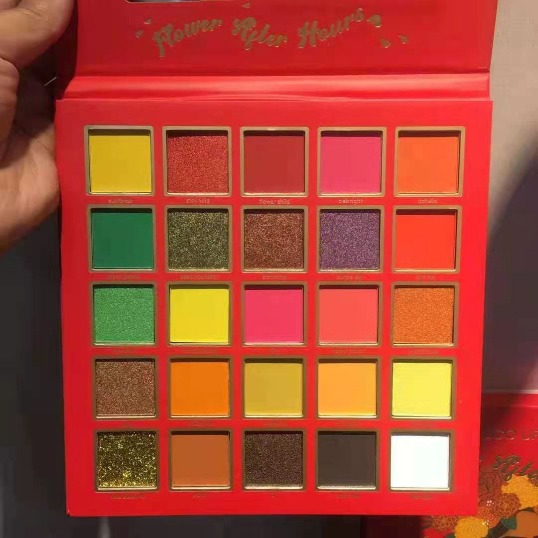 25 Color Eyeshadow Palette Red Girl Mashed Potatoes