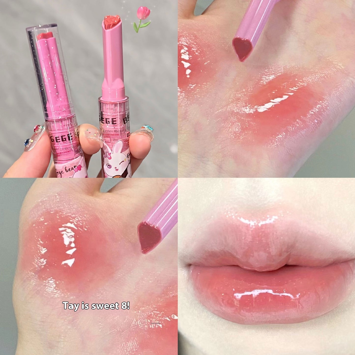 Water Light Colored Moisturizing Solid Lip Gloss