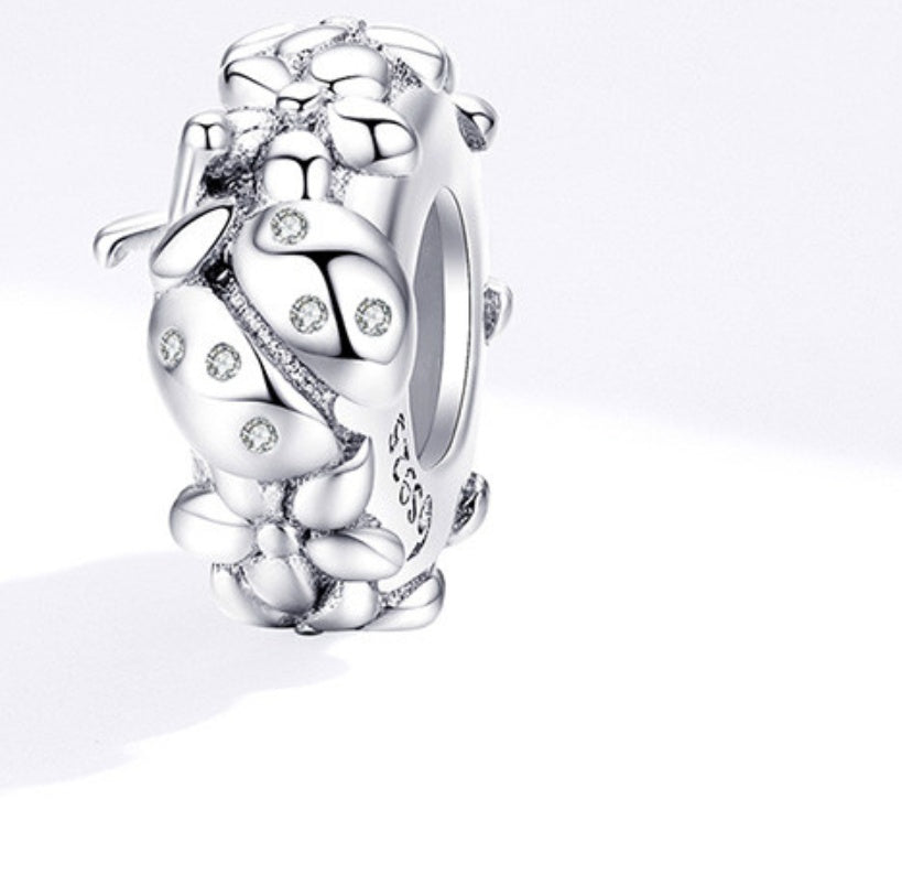 S925 pure silver beads