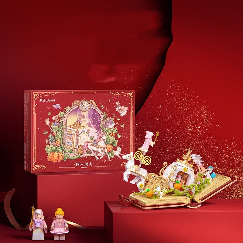 Three-dimensional Building Books And Ornaments For Girls