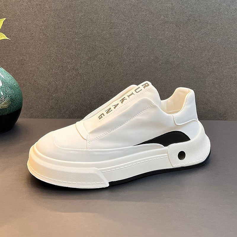 Fashion Versatile Small White Shoes High Rise Board Shoes