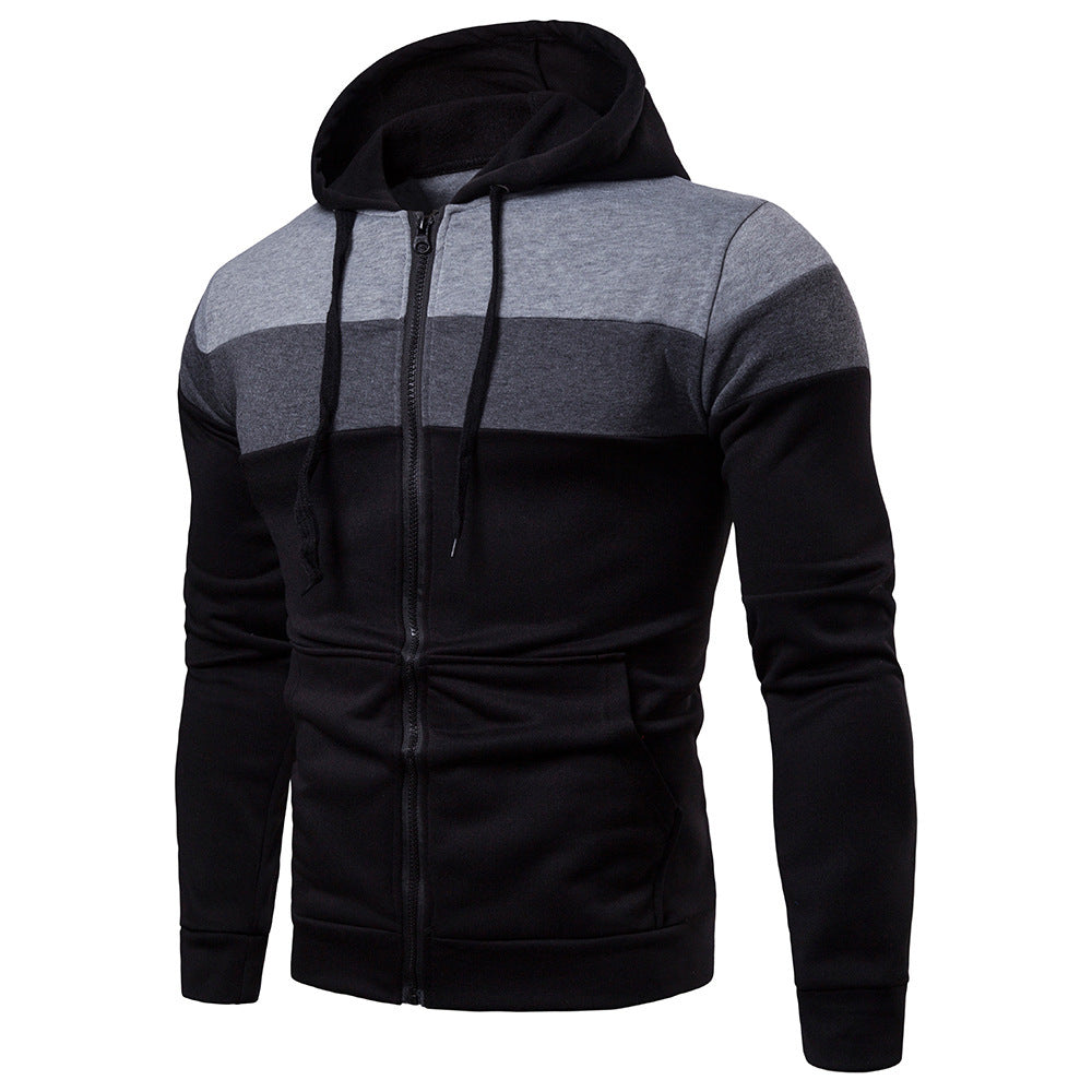 Stitching Together Men's Hoodie With Sleeves