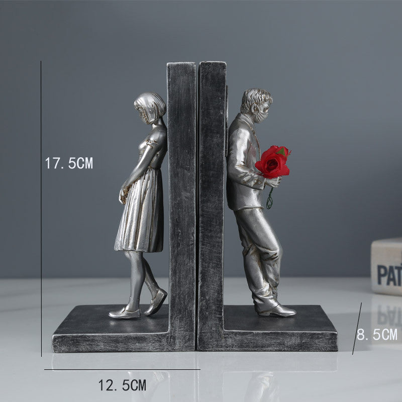 Modern Creative Bookends Books Stand By Ornaments