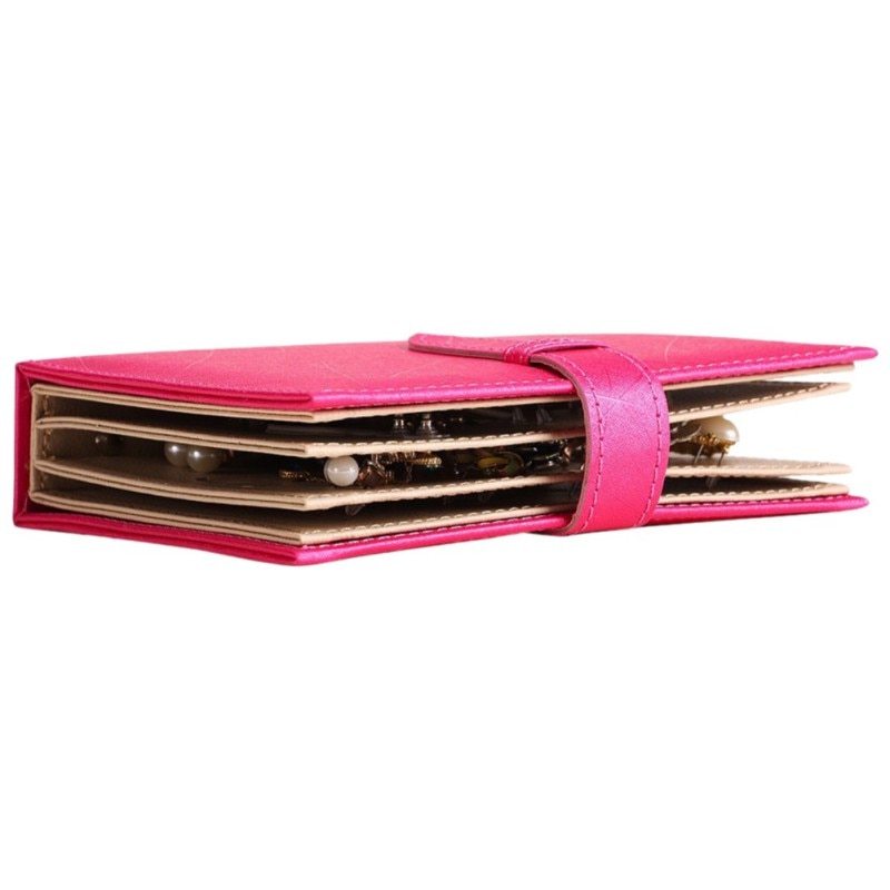 Jewelry Box Earring Book Portable Earrings Bag Storage Album Books Boxes Jewelry Necklace Collect Organizer