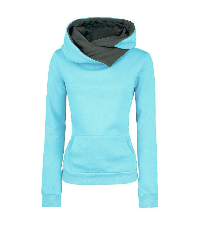 Lapel pullover sweater women long sleeves