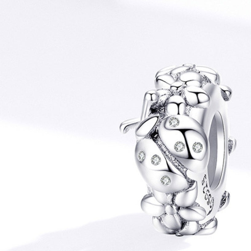 S925 pure silver beads
