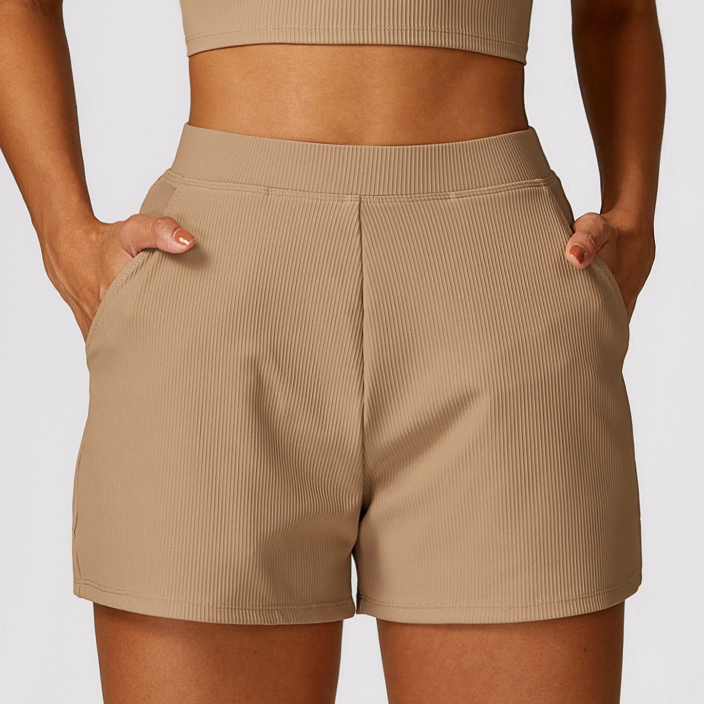 Spring Loose Casual Sports Shorts Threaded All-match Quick-drying Yoga Running Fitness Shorts Women's 8526