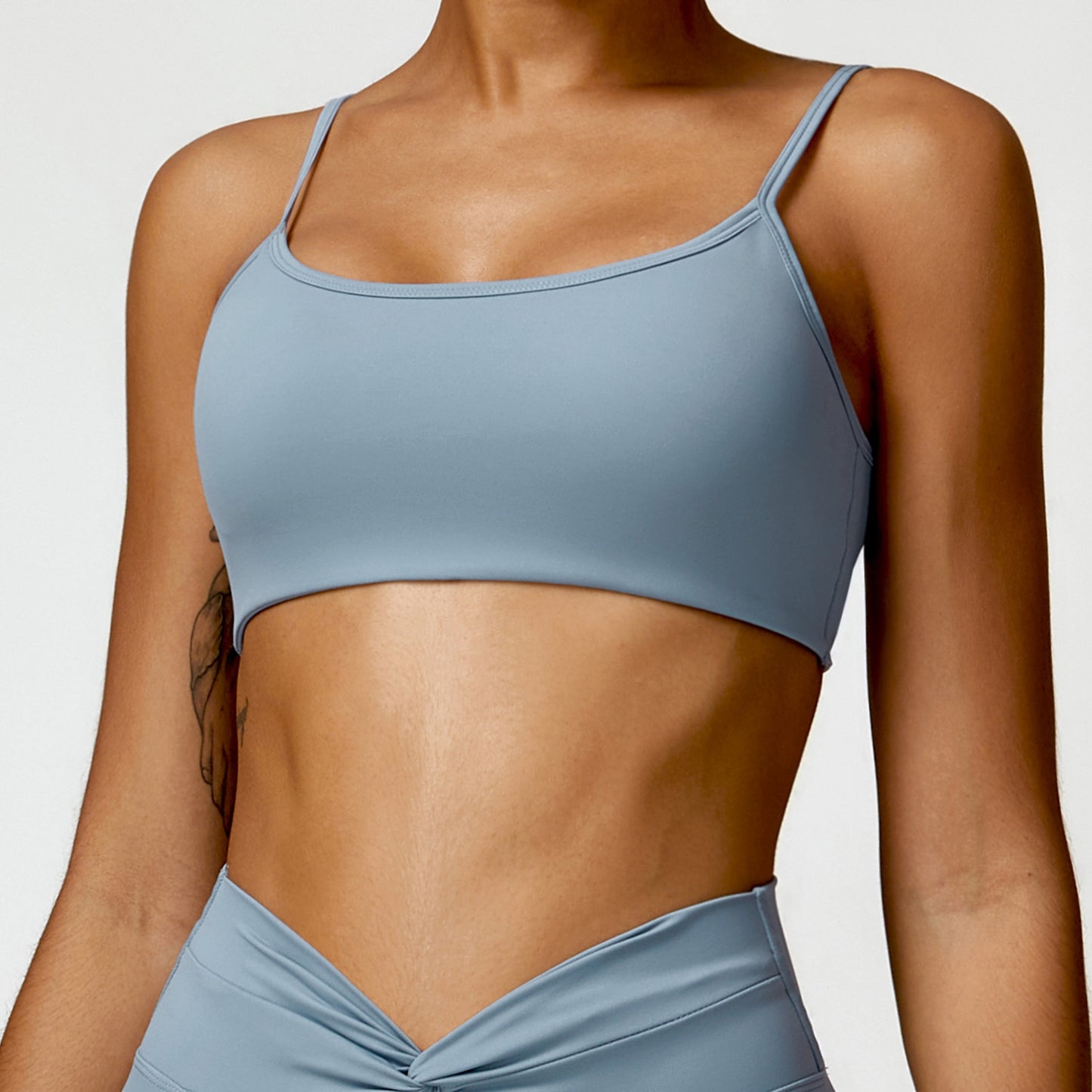 Naked Sling Beauty Back Yoga Bra Outer Wear Running Sports Underwear Push-up Tight Fitness Vest 8528